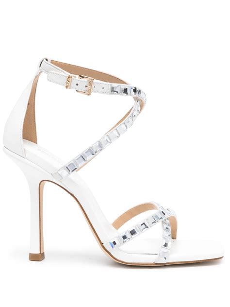 michael kors celia crystal sandals.